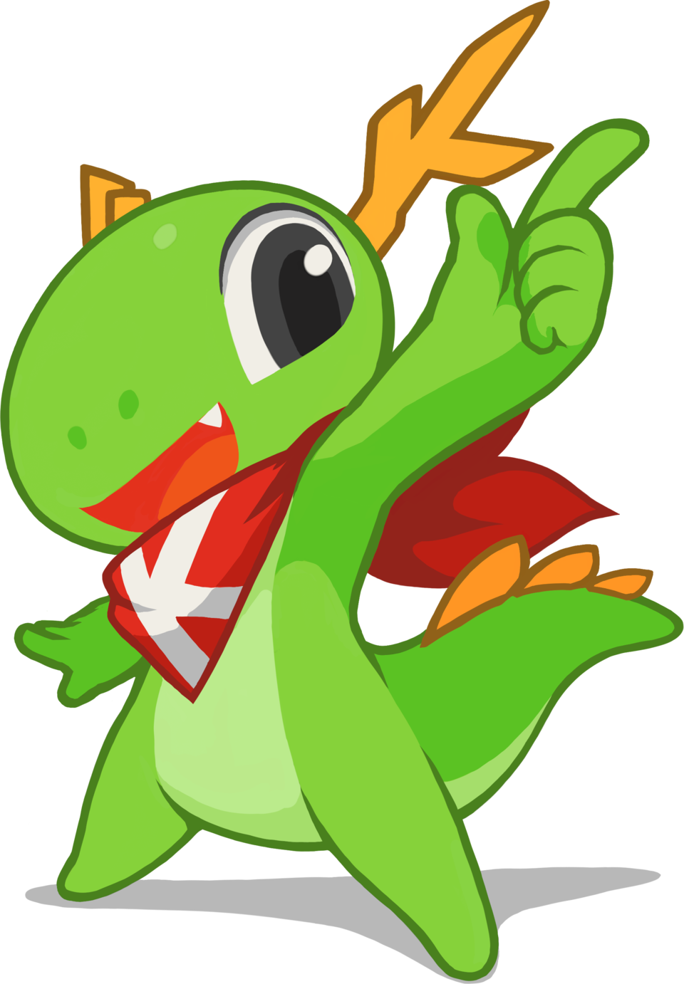 Konqi, el dragón de KDE por Tyson Tan