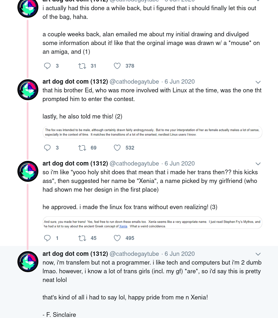 Capturas del hilo de Twitter con los emails de Al Mackey - Parte 2