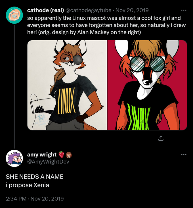 Tweet original de cathodegaytube
