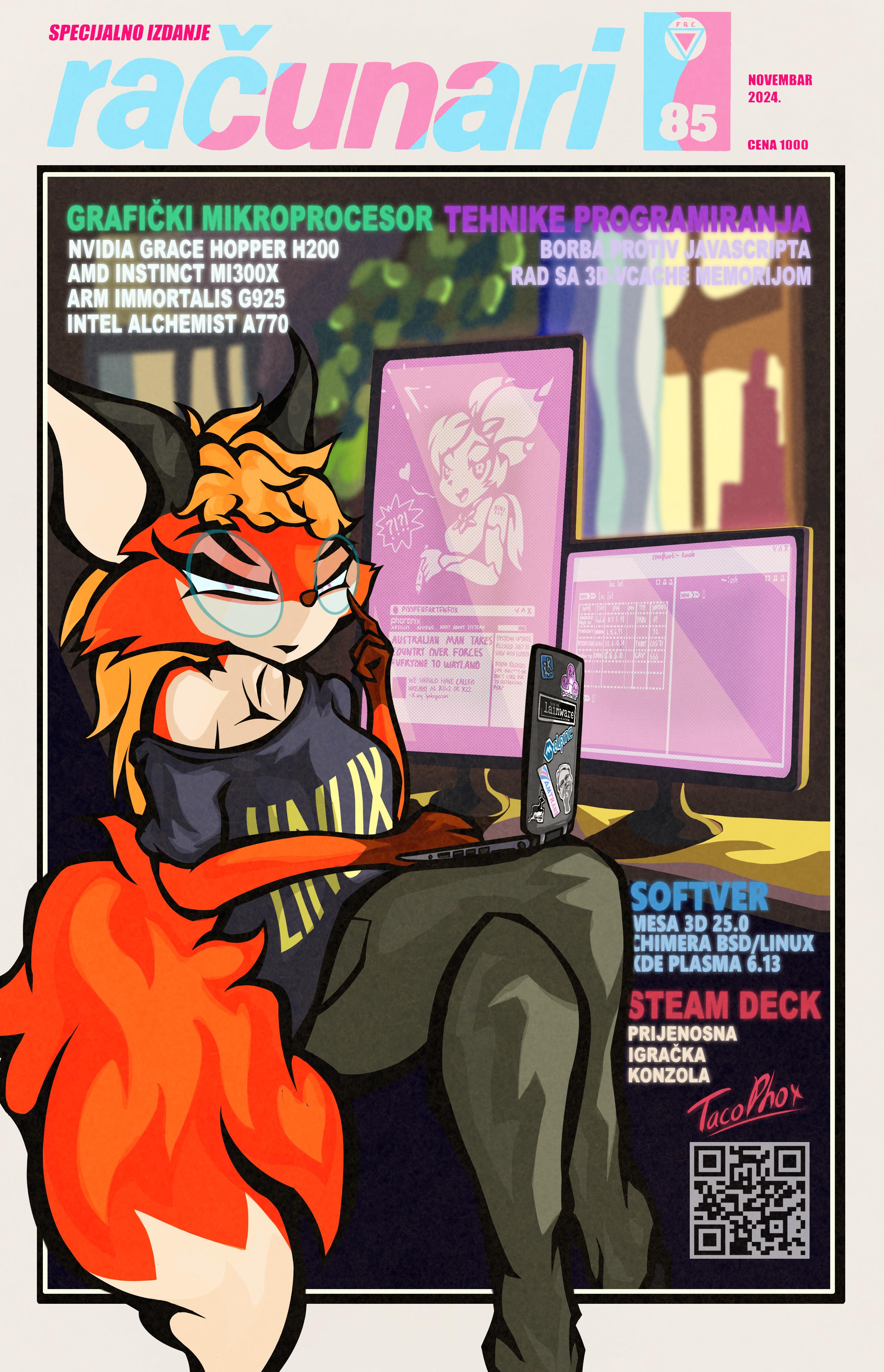 Xenia en formato revista — arte por tacophox